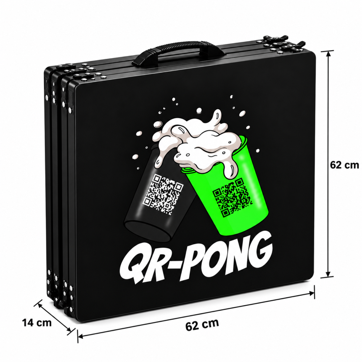 QR-Pong Premium Beer Pong Tisch